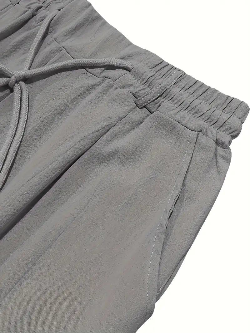 LOOSE FIT LINEN TROUSERS FOR MEN