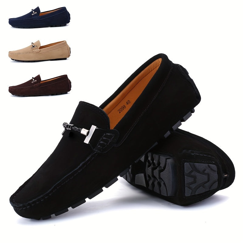 SQUARE TOE LOAFERS FOR MEN