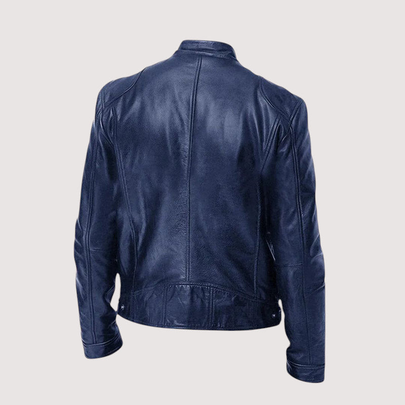 FAUX LEATHER JACKET FOR MEN
