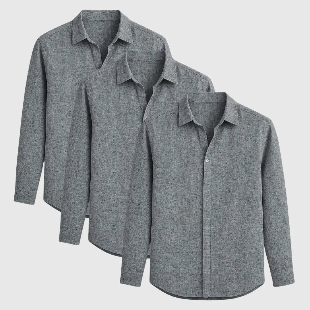 LINEN LONG SLEEVE SHIRT FOR MEN