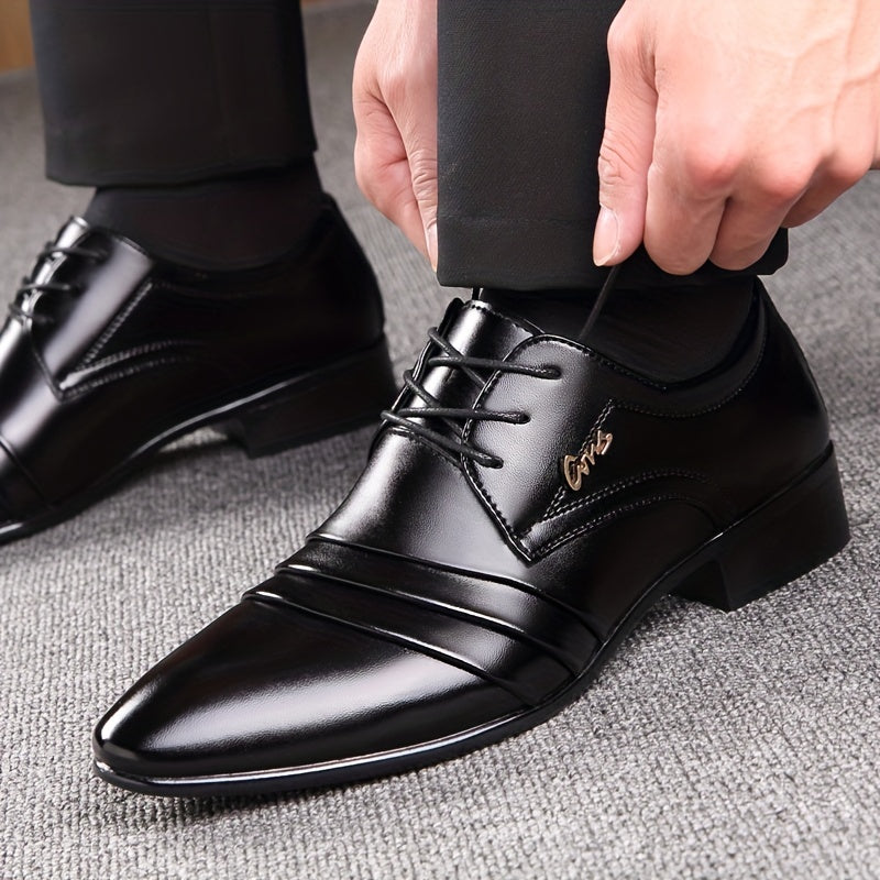 BUSINESS PU LACE SHOES FOR MEN