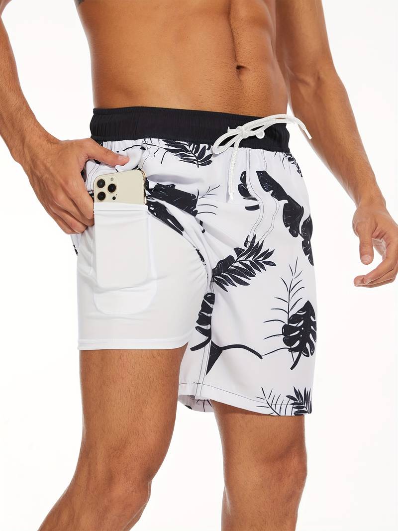 DRAWSTRING SWIM SHORTS FOR MEN
