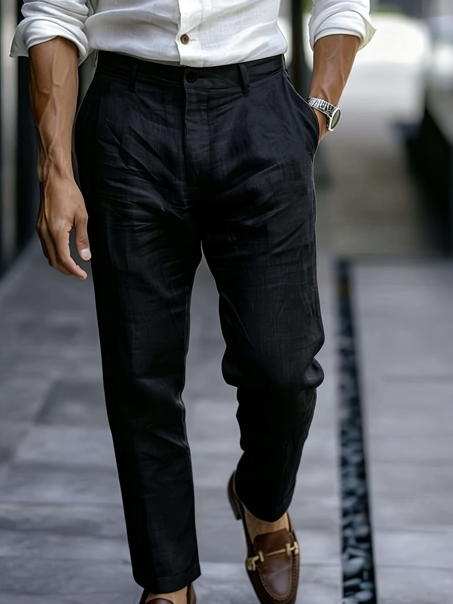 POCKETED TROUSERS FOR MEN