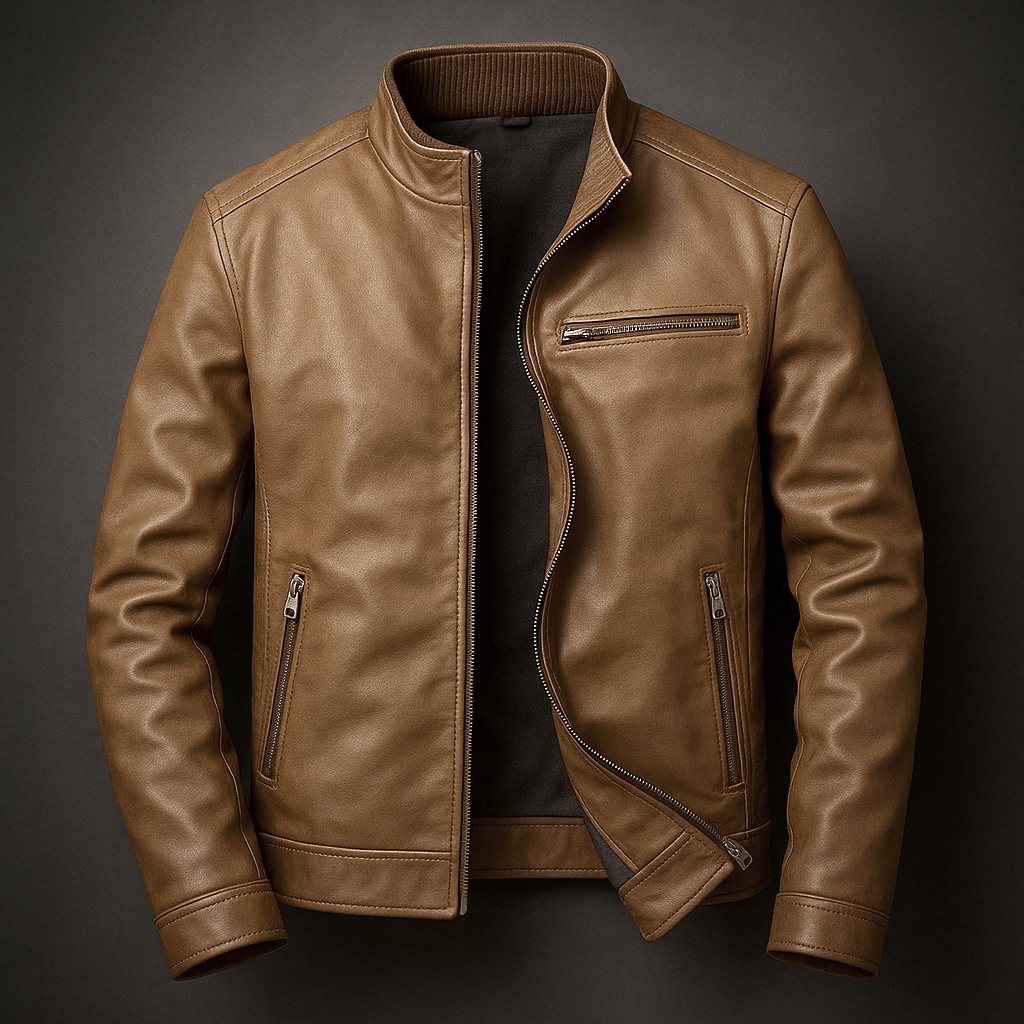 VINTAGE ZIPPERED JACKET FOR MEN