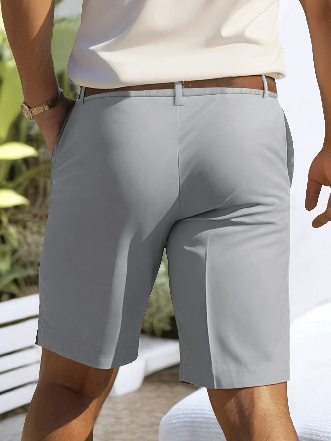 CHINO SUIT SHORTS FOR MEN