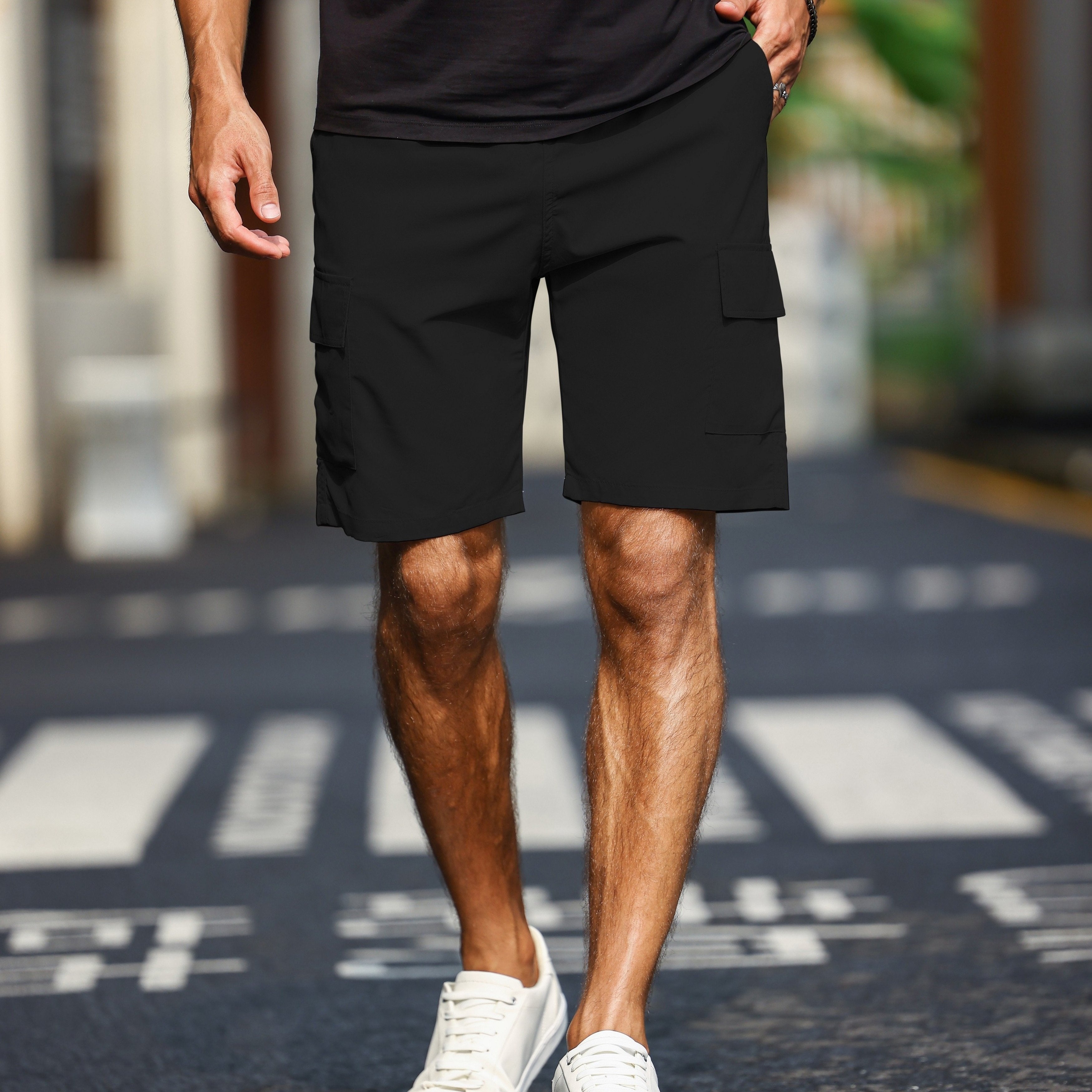 POCKET WOVEN SHORTS FOR MEN