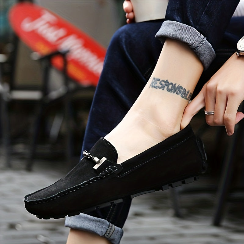 SQUARE TOE LOAFERS FOR MEN