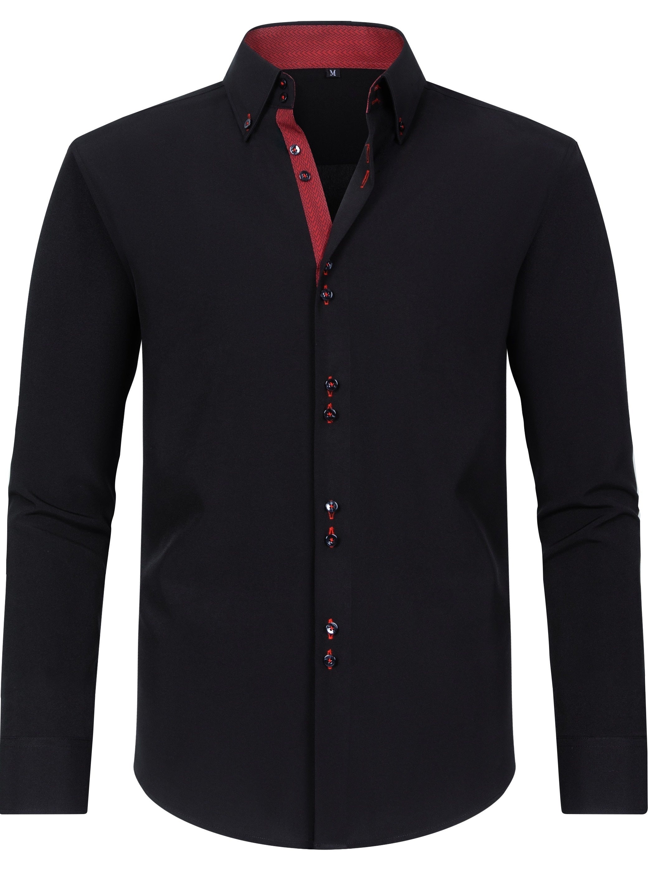 COLOR BLOCK DRESS SHIRT FOR MEN
