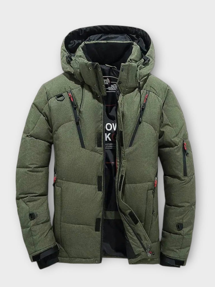 SOLID WINTER JACKET FOR MEN