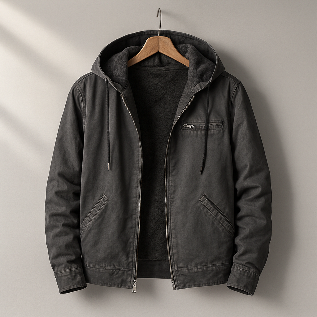 FLEECE-LINED JACKET FOR MEN