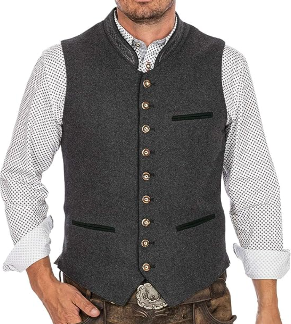 SLIM TRACHTEN VEST FOR MEN