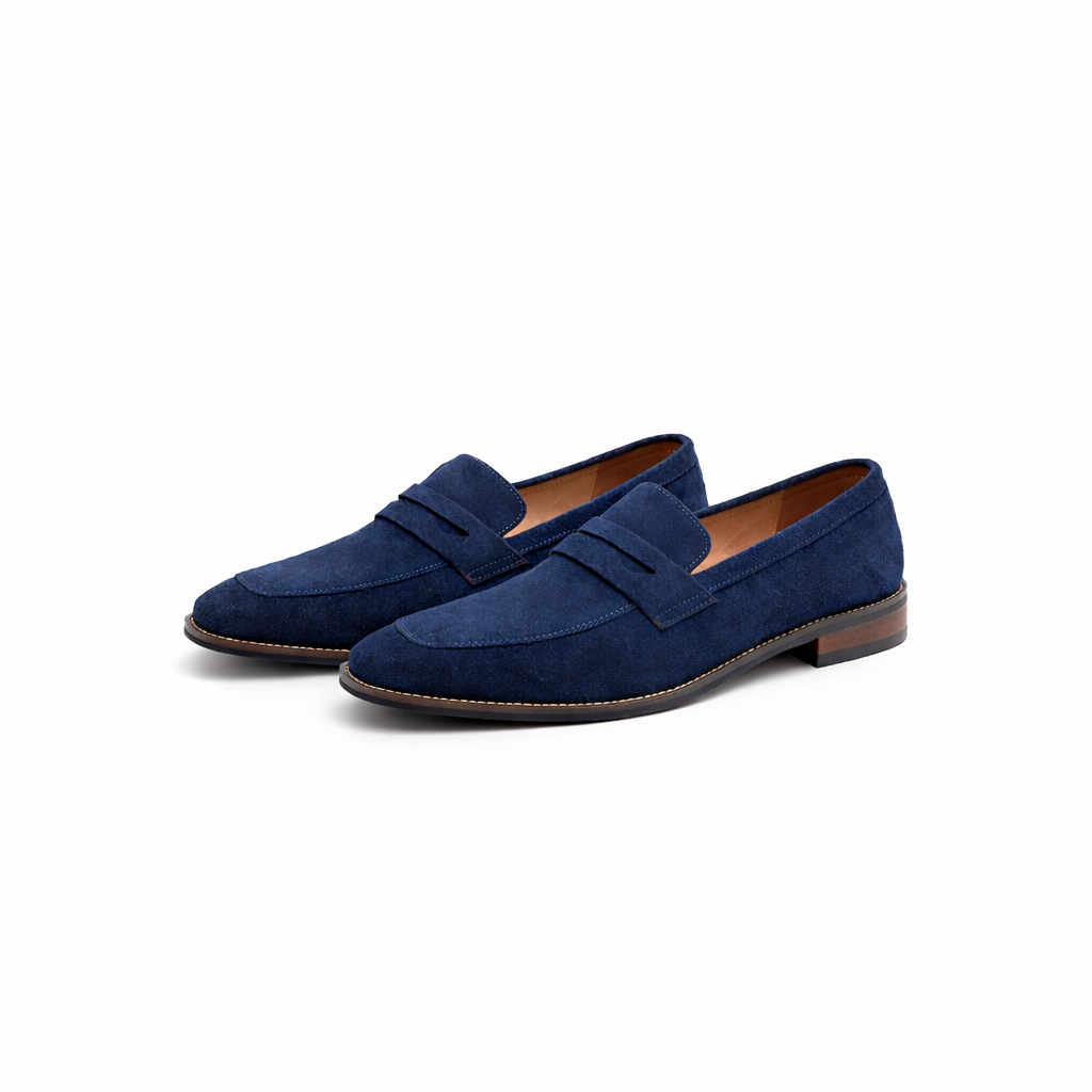 NUBUCK LOAFERS FOR MEN