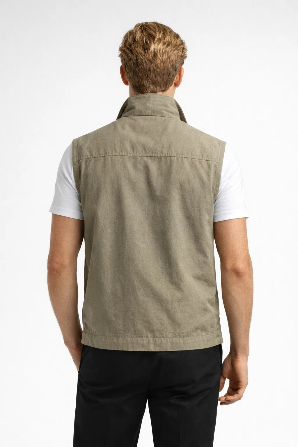 ZIP POCKET VEST FOR MEN