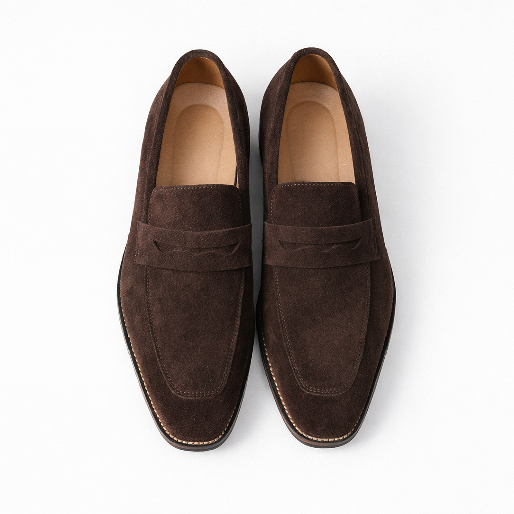 NUBUCK LOAFERS FOR MEN