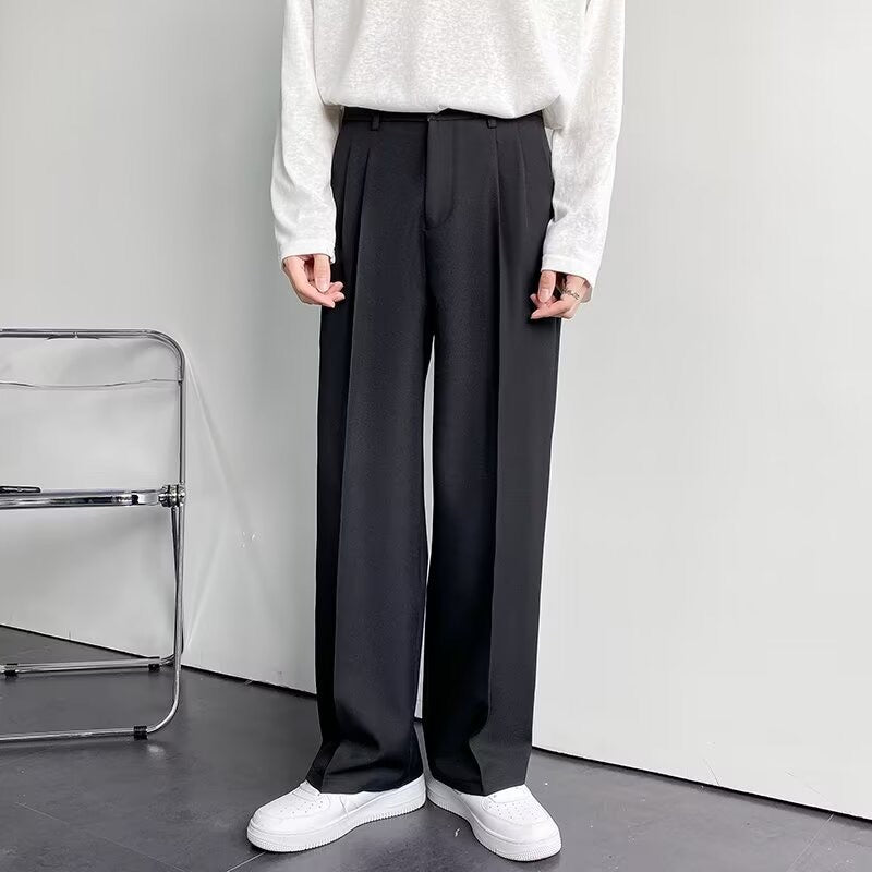 PLEATED FORMAL TROUSERS FOR MEN