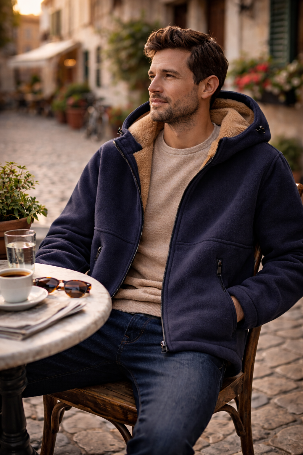 WINTER WOOL COAT FOR MEN