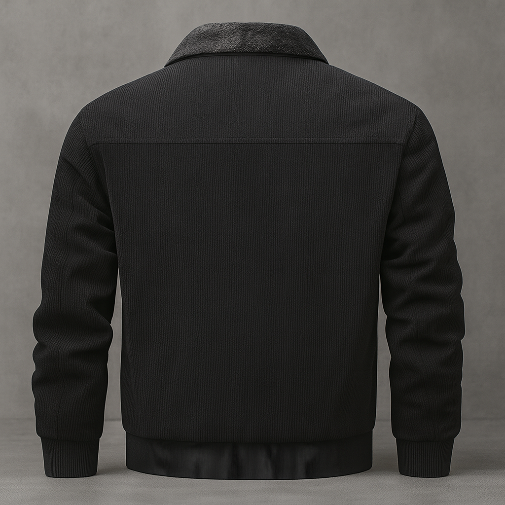 MEN'S JACKET WITH FAUX FUR