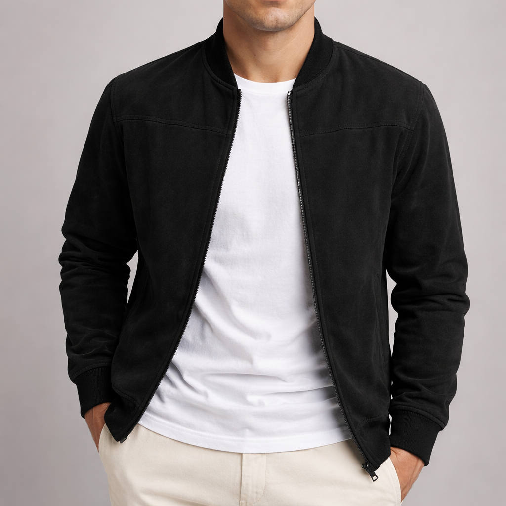 SUEDE JACKET FOR MEN