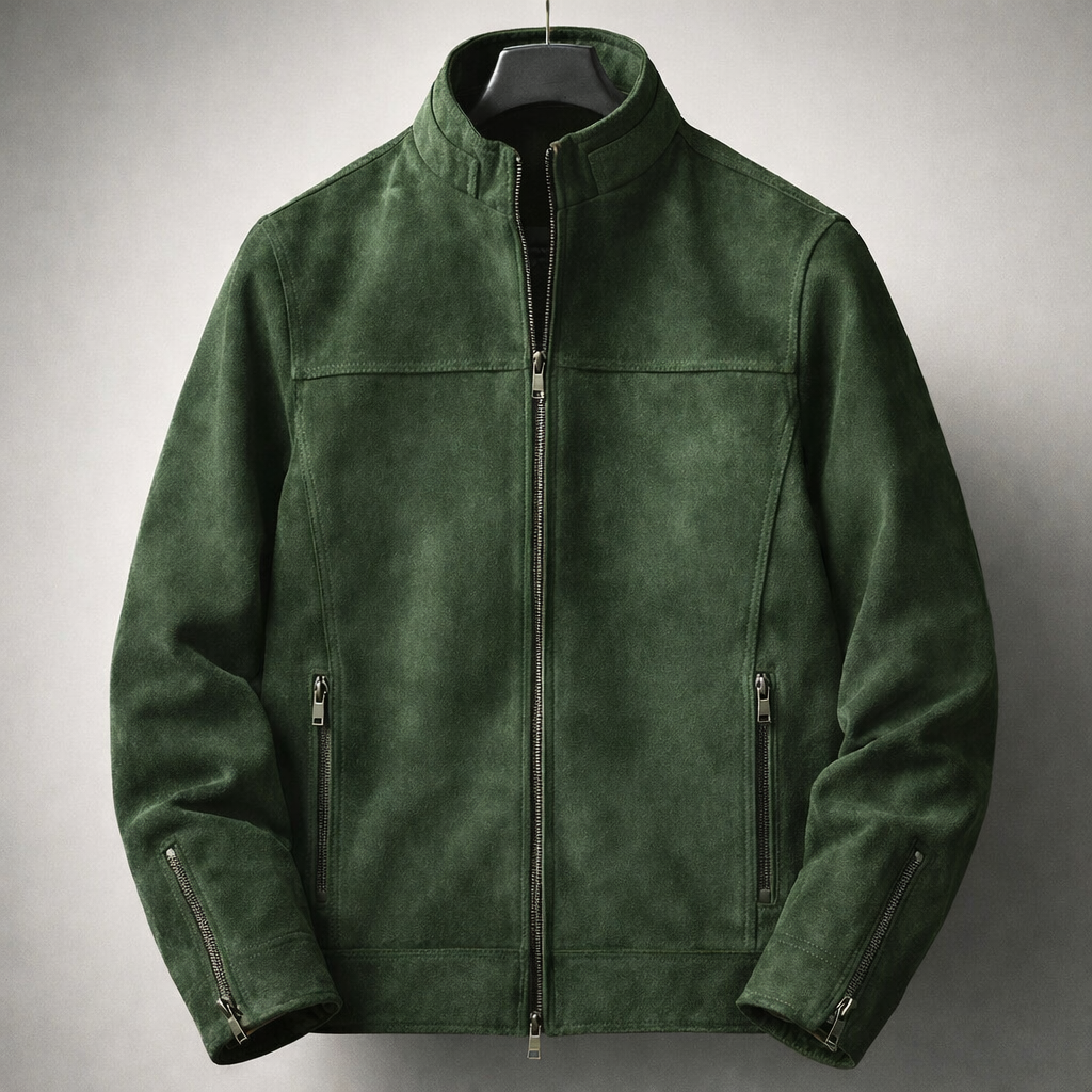 SLIM FIT MOTORCYCLE JACKET FOR MEN