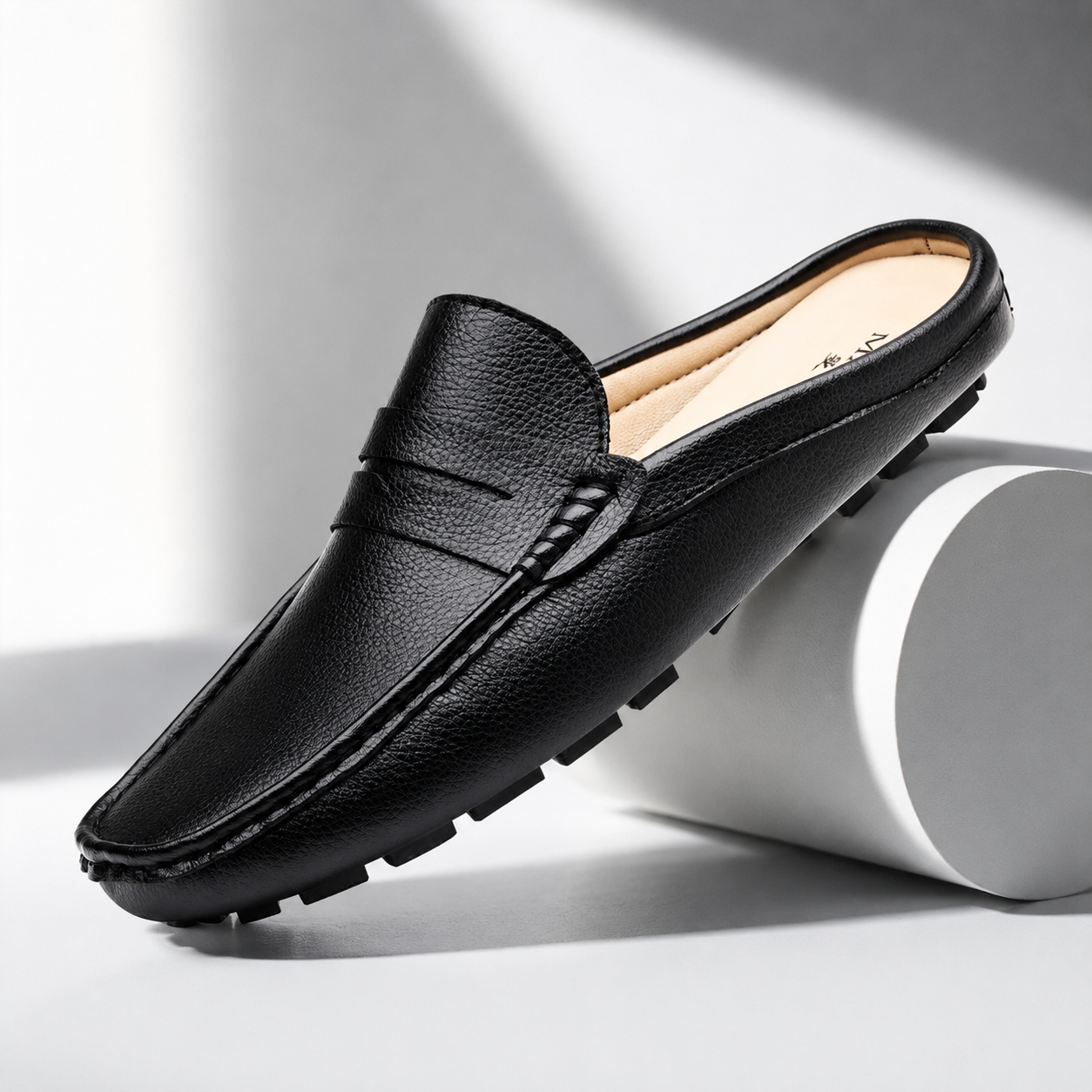 BACKLESS SLIP-ON LOAFERS FOR MEN
