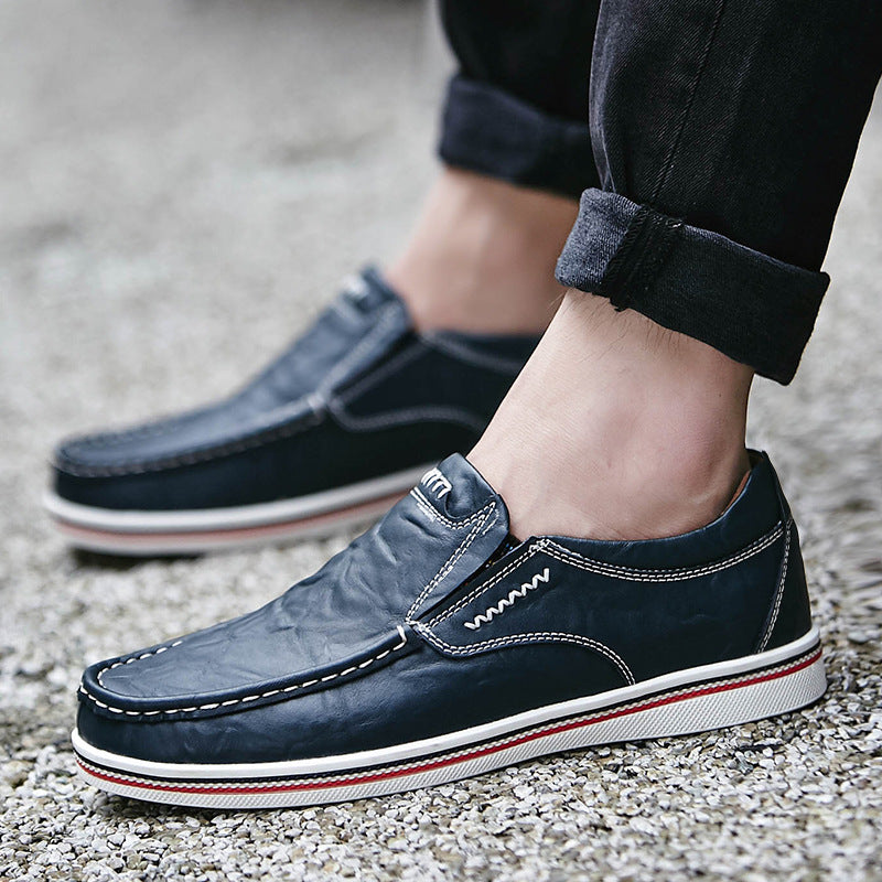 STITCHED SLIP-ON LOAFERS FOR MEN