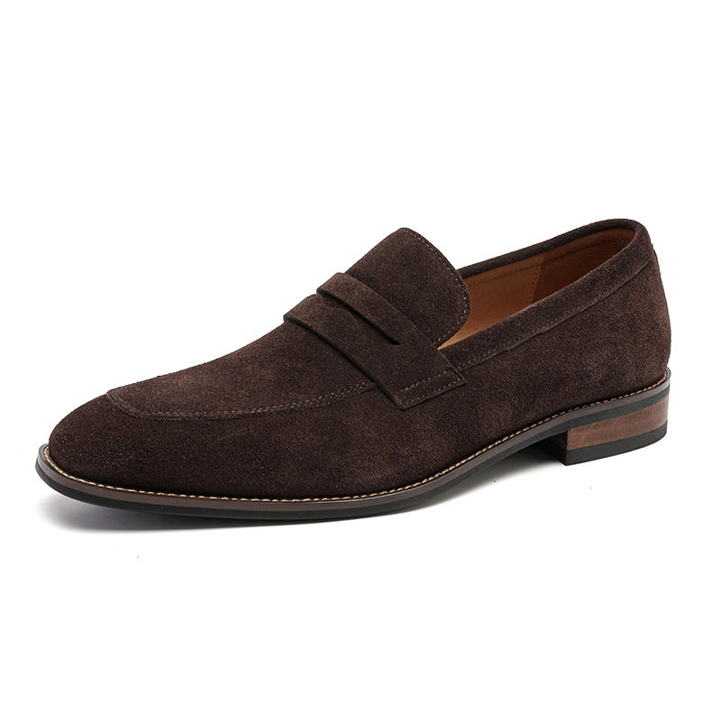NUBUCK LOAFERS FOR MEN
