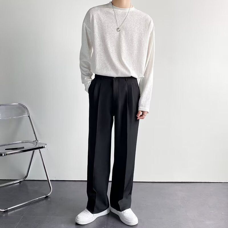 PLEATED FORMAL TROUSERS FOR MEN
