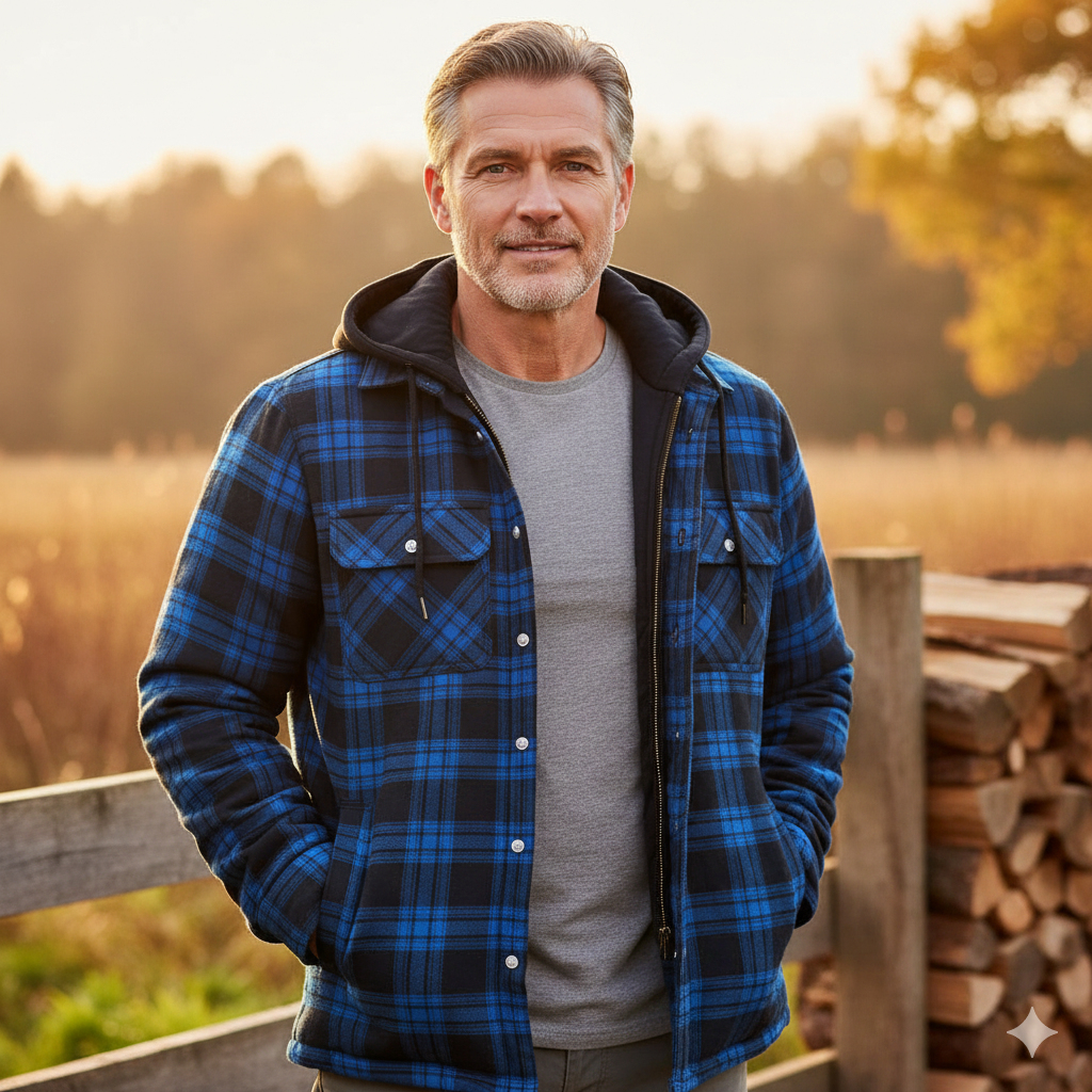 CLASSIC WOOL BLEND COAT FOR MEN