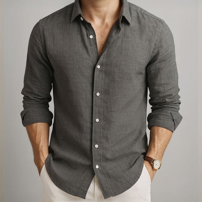 LIGHTWEIGHT LINEN SHIRT FOR MEN