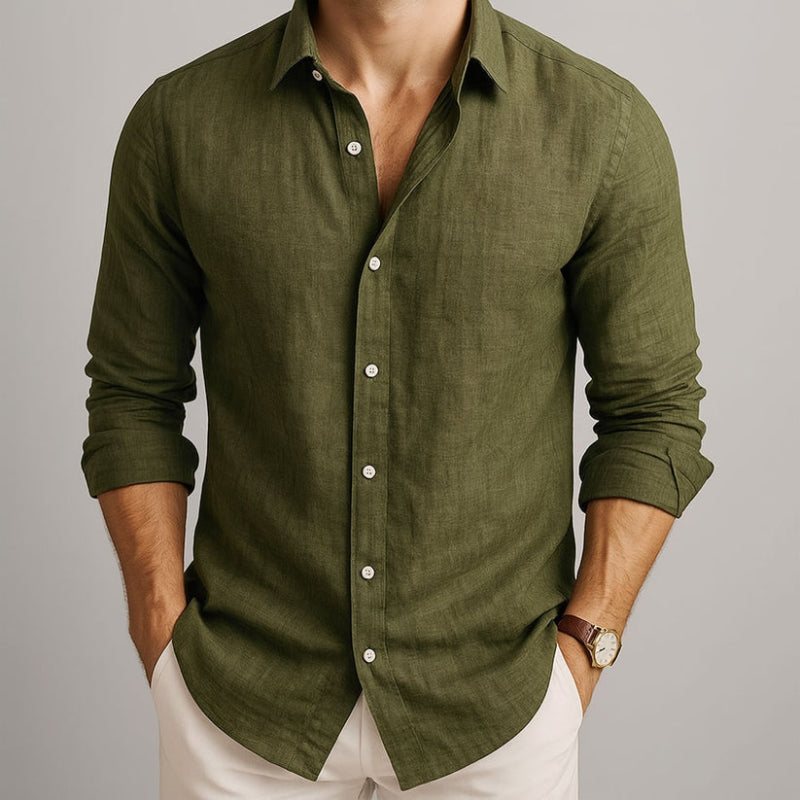 LIGHTWEIGHT LINEN SHIRT FOR MEN
