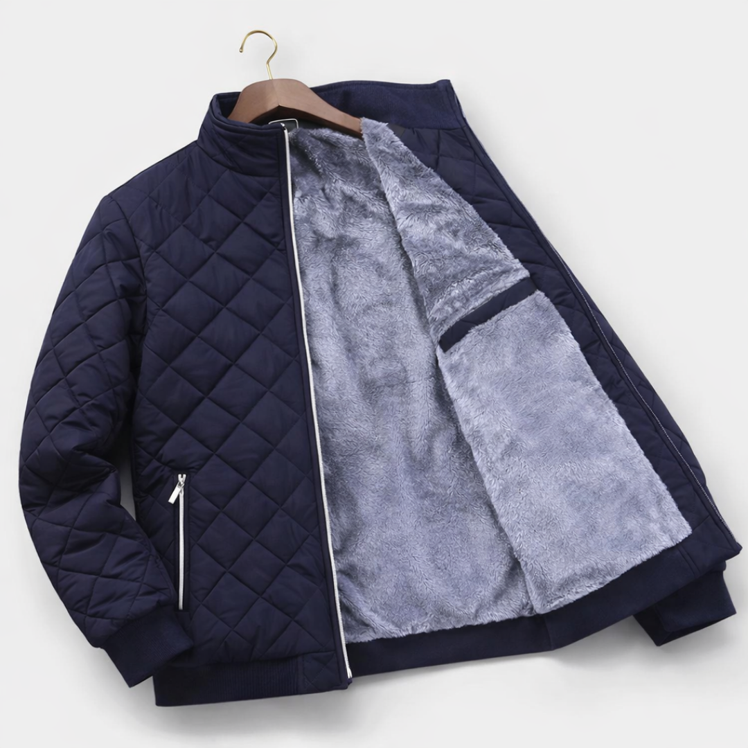 CLASSIC WARM QUILTED WINTER JACKET FOR MEN