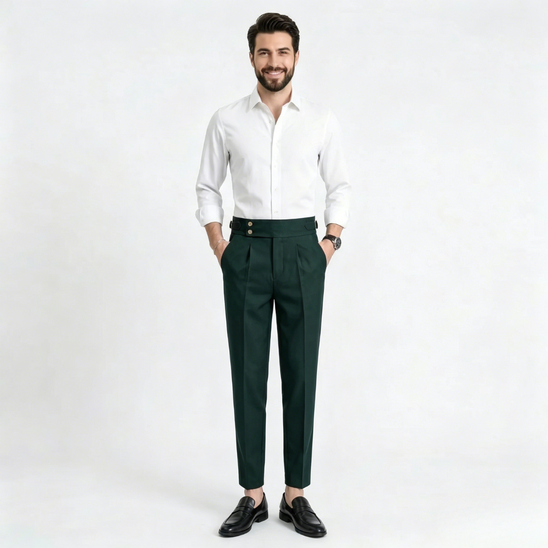 HIGH WAIST TROUSERS FOR MEN