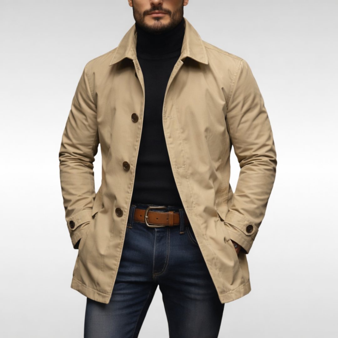 ALL-WEATHER COAT FOR MEN
