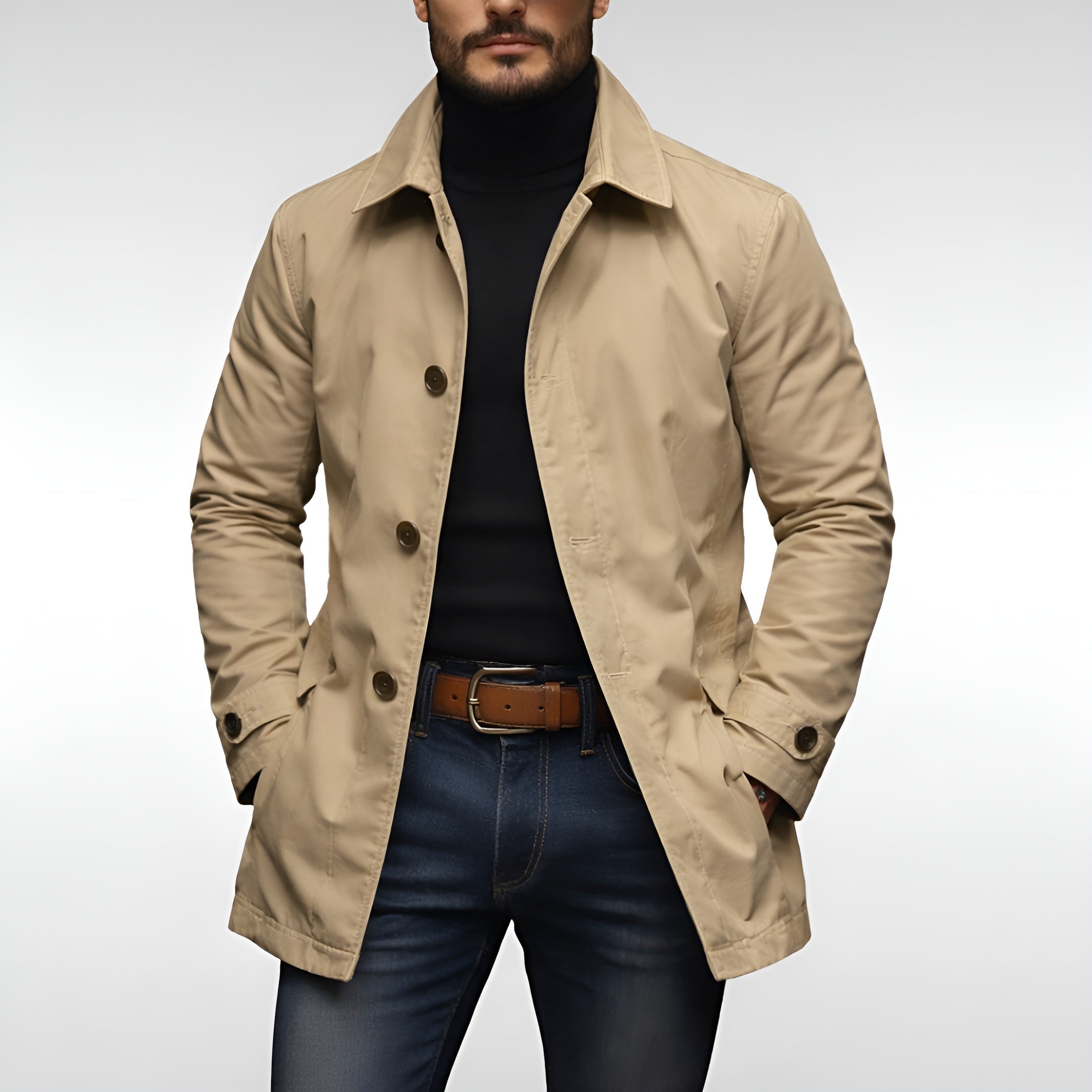 STRUCTURED COAT FOR MEN