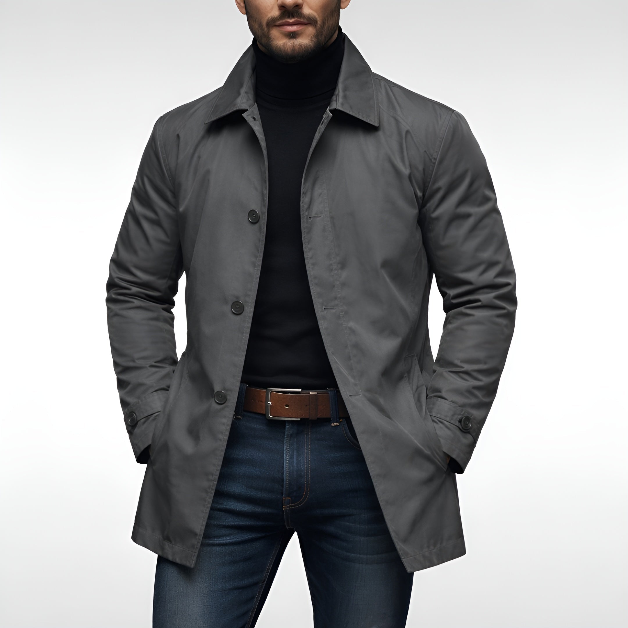 STRUCTURED COAT FOR MEN