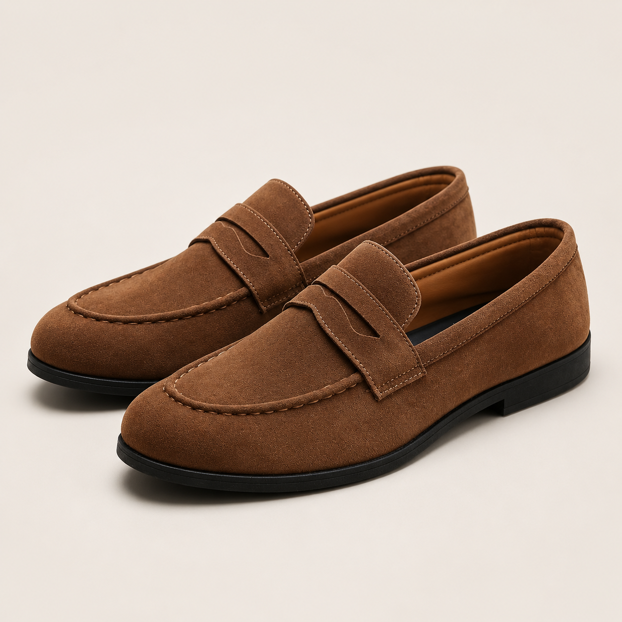 SUEDE-STYLE LOAFERS FOR MEN