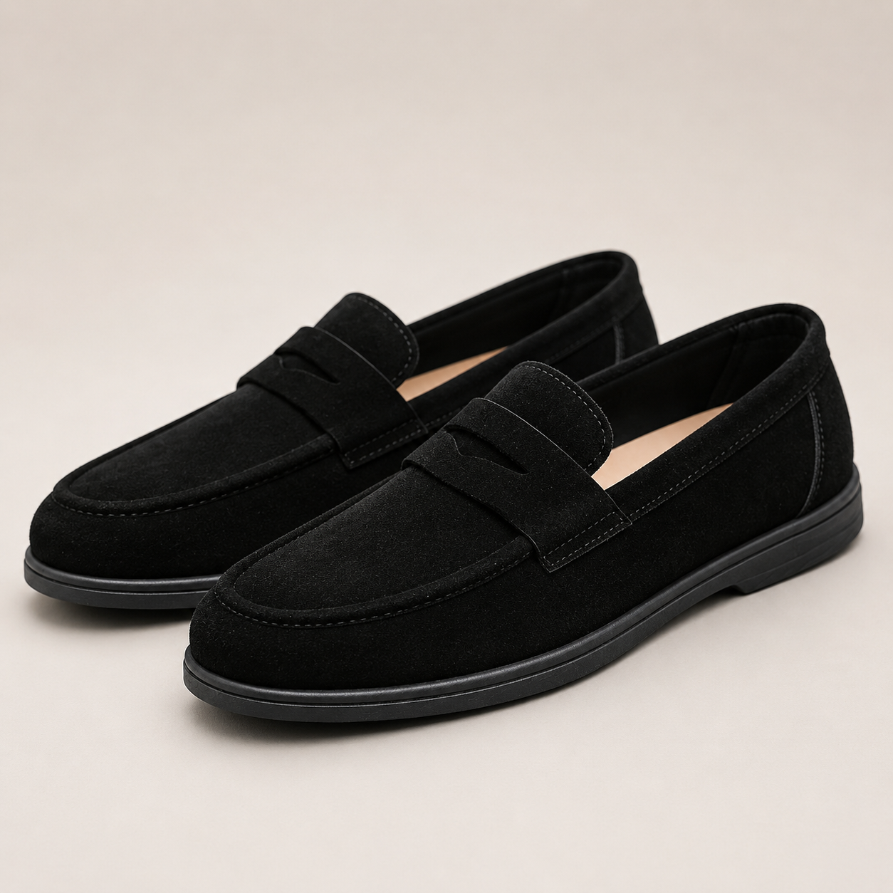 SUEDE-STYLE LOAFERS FOR MEN