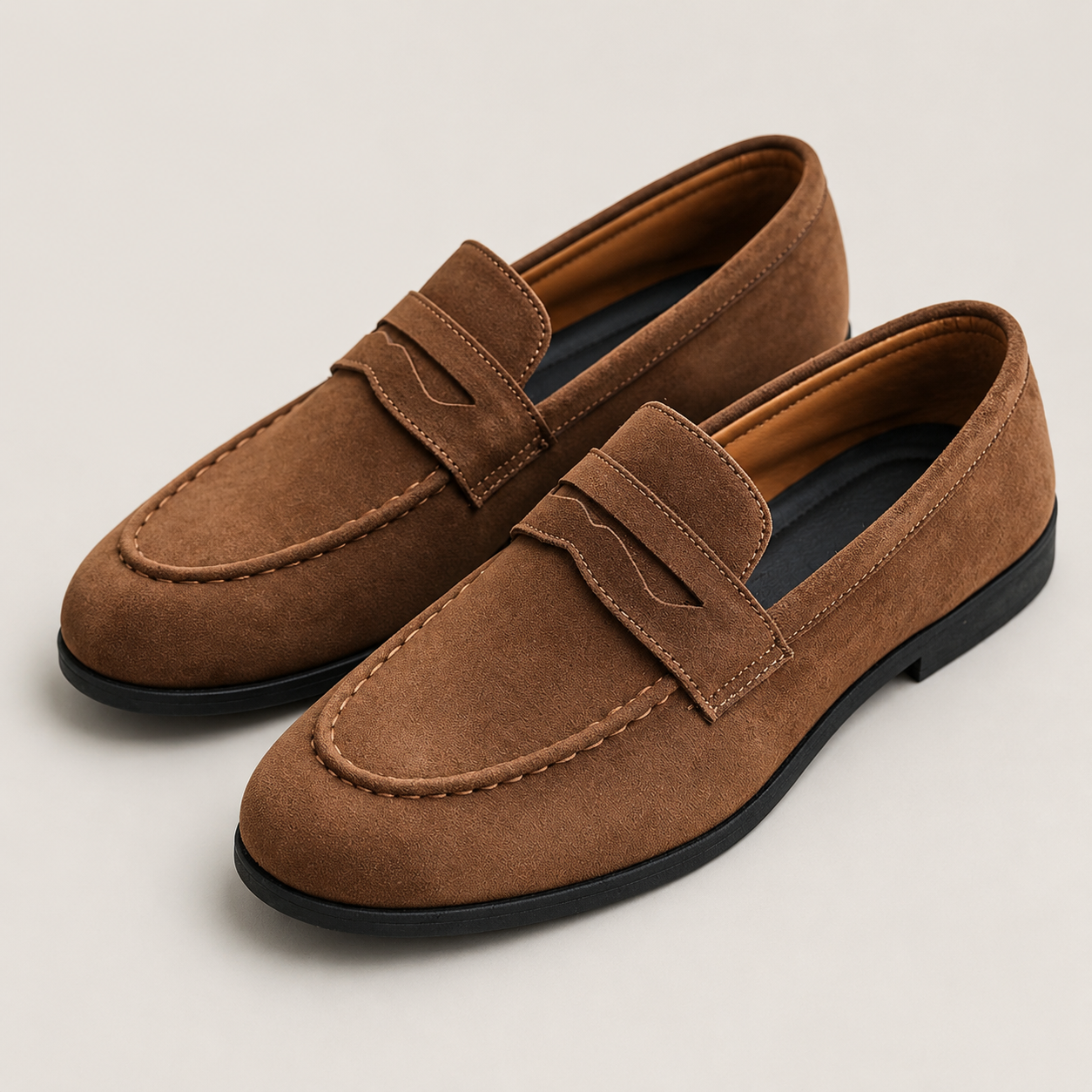 SUEDE-STYLE LOAFERS FOR MEN