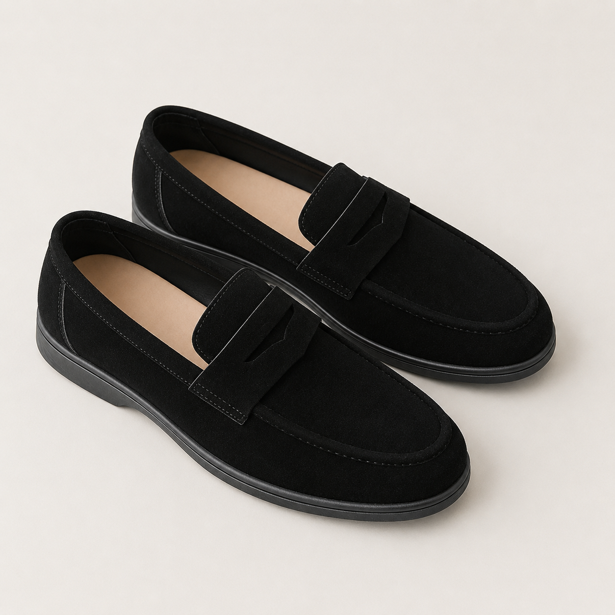 SUEDE-STYLE LOAFERS FOR MEN