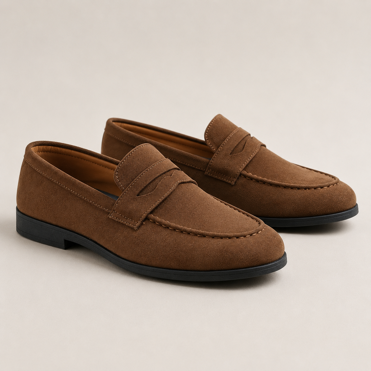 SUEDE-STYLE LOAFERS FOR MEN