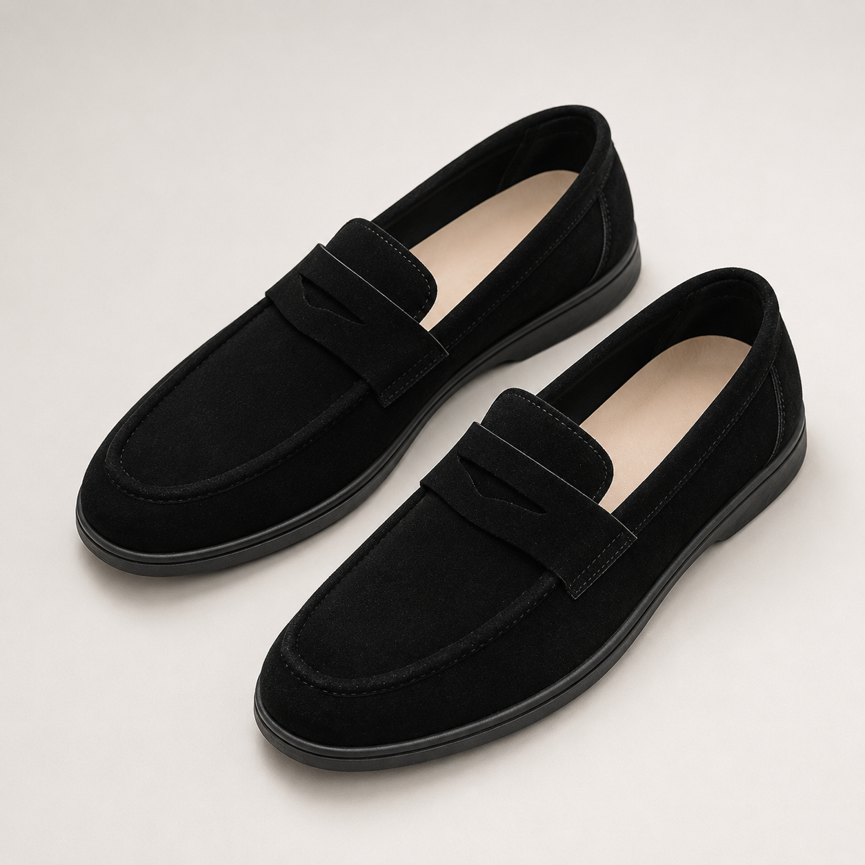 SUEDE-STYLE LOAFERS FOR MEN