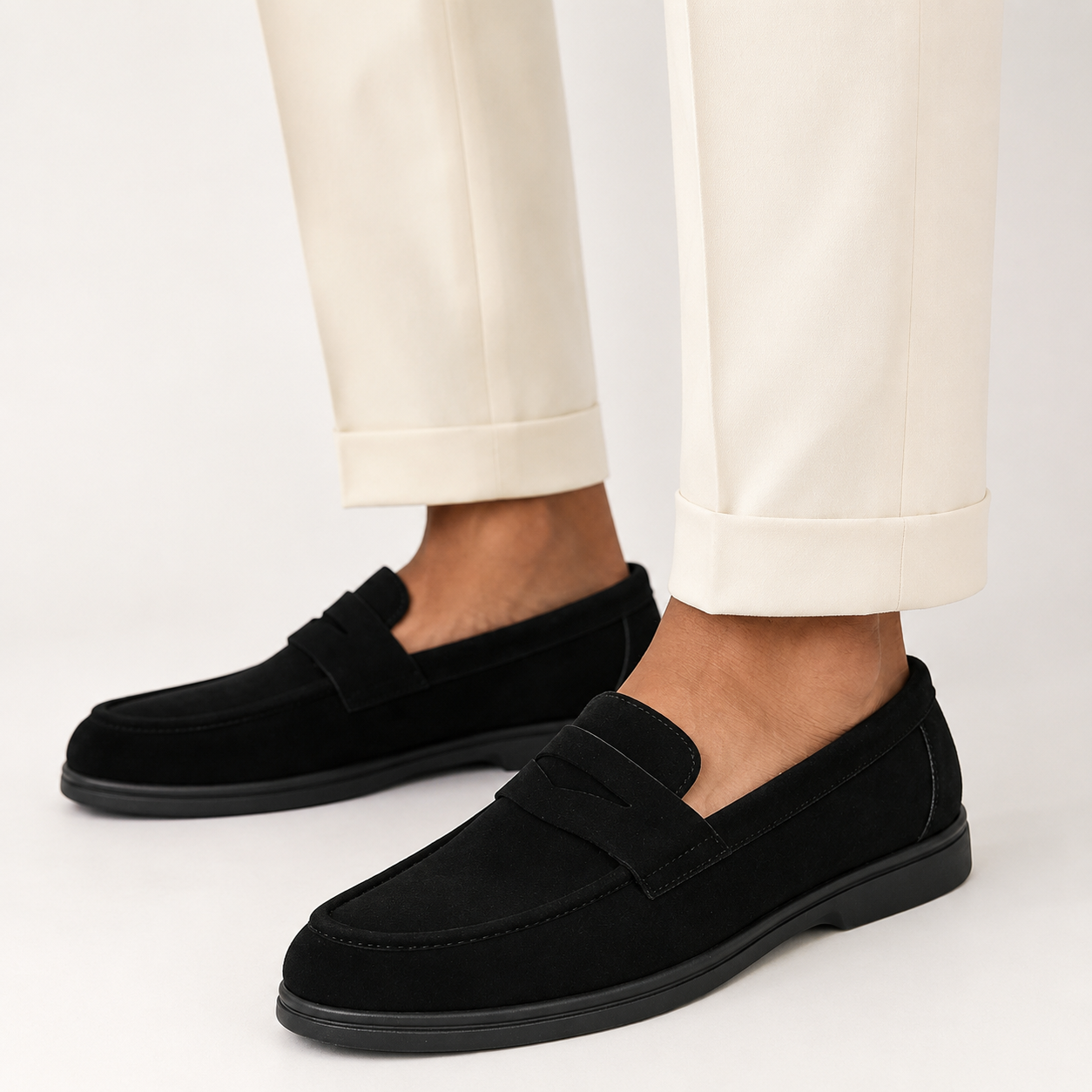 SUEDE-STYLE LOAFERS FOR MEN