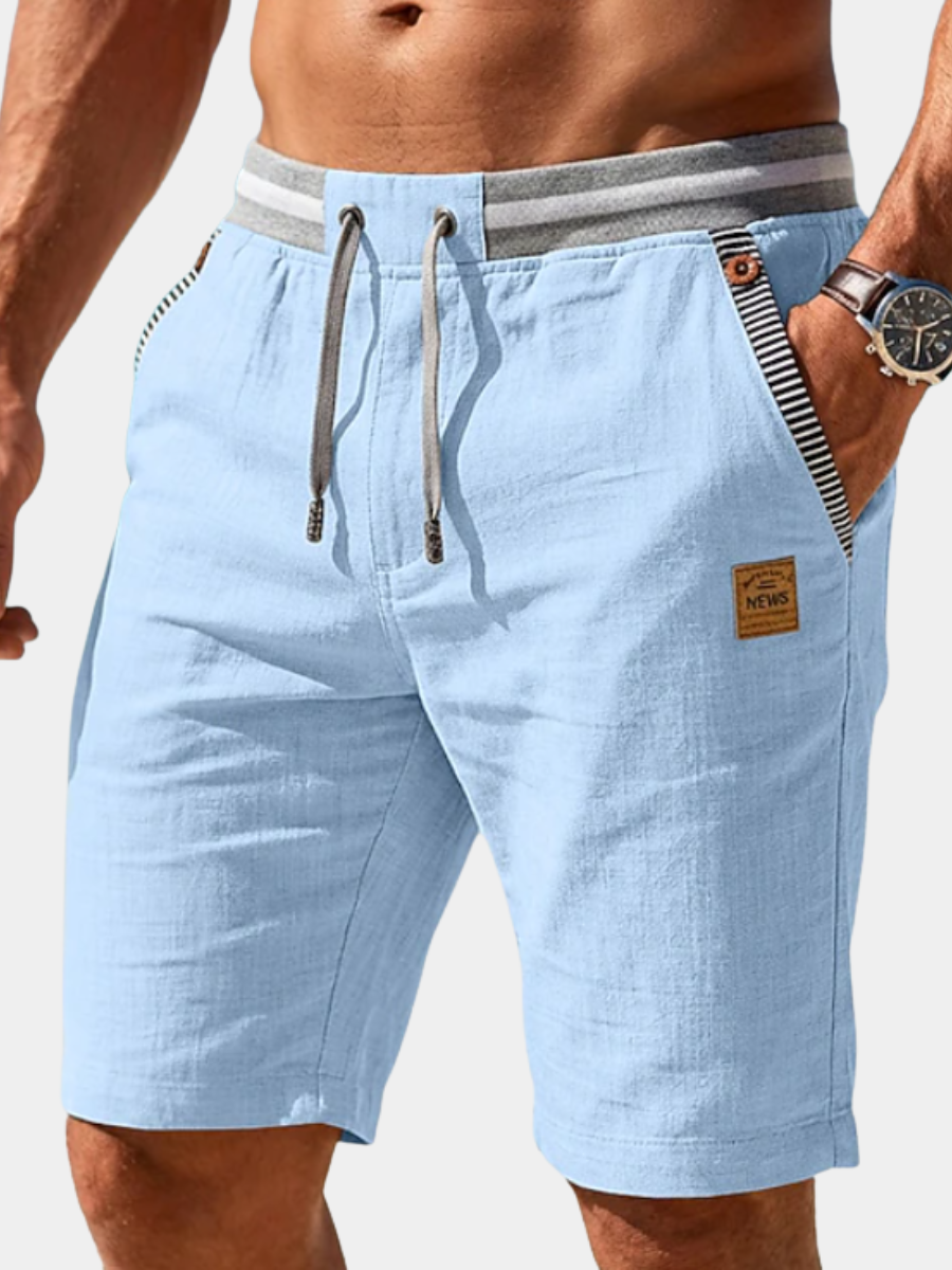 DRAWSTRING SUMMER SHORTS FOR MEN