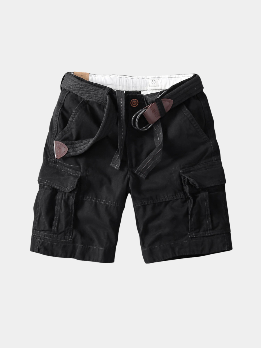 COTTON CARGO SHORTS FOR MEN