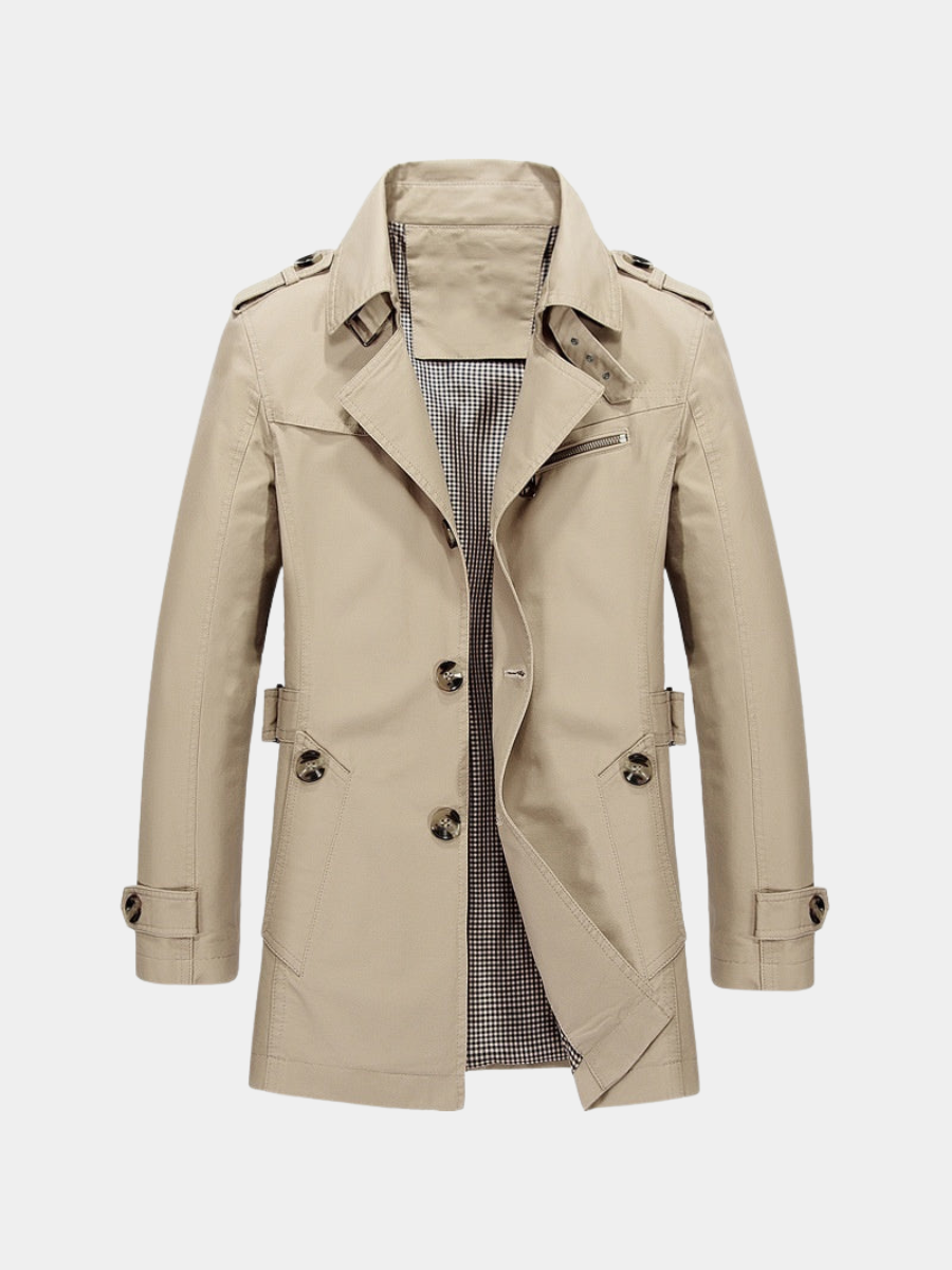 LONG BUSINESS WINDBREAKER FOR MEN