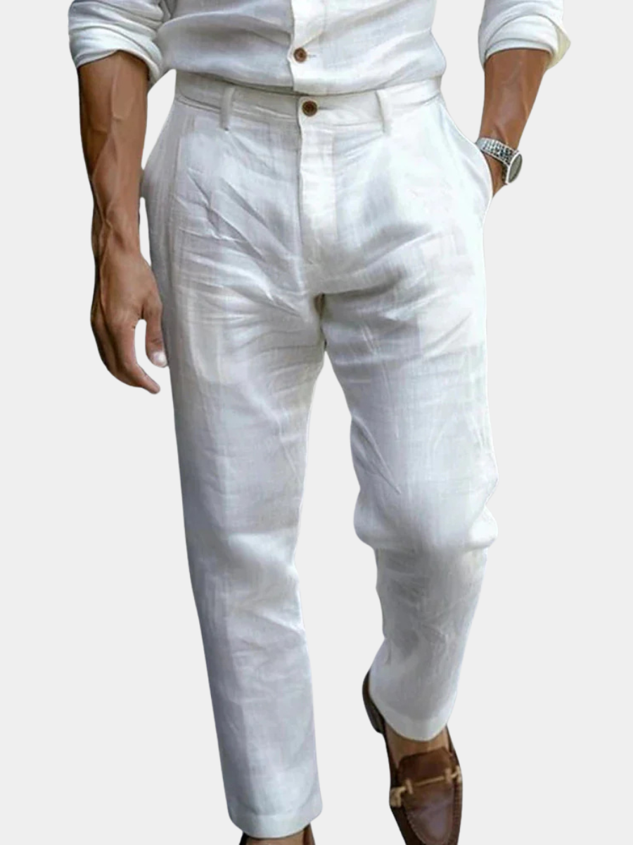 LIGHTWEIGHT TAILORED TROUSERS FOR MEN