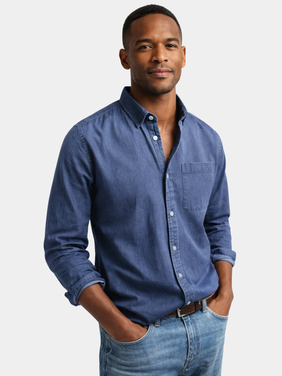 TAILORED BUTTON-UP SHIRT FOR MEN