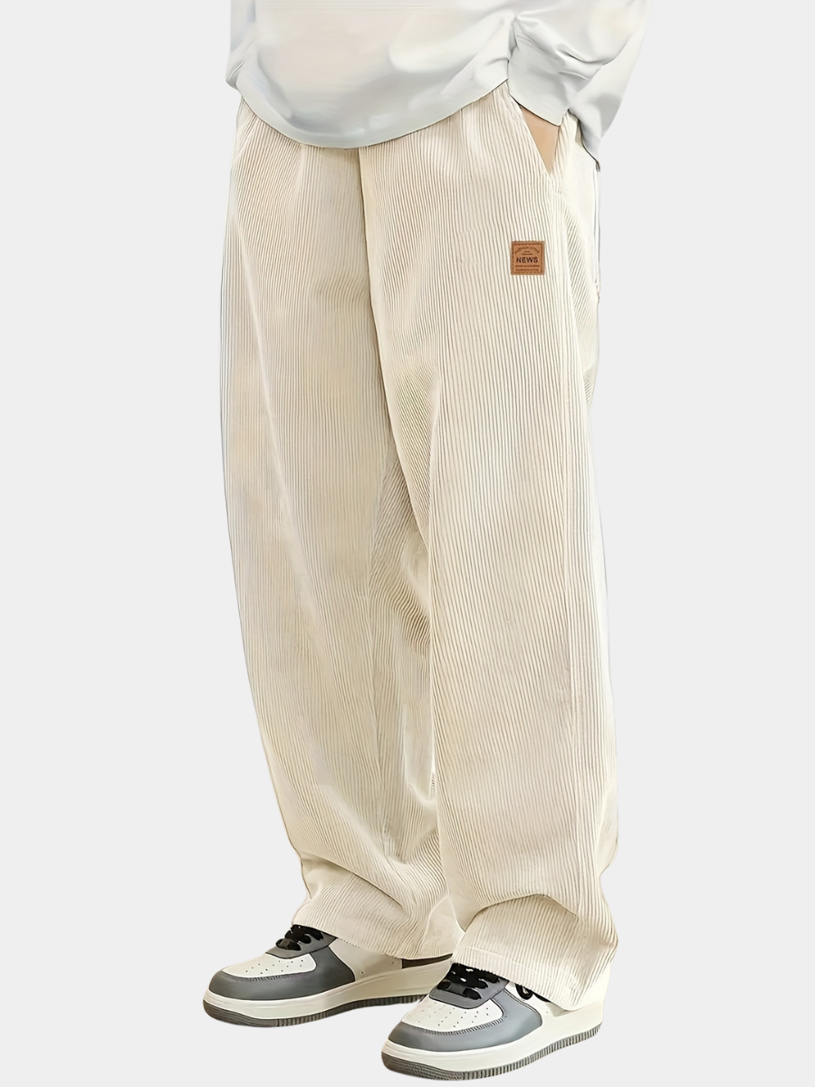 CORDUROY DRAWSTRING TROUSERS FOR MEN
