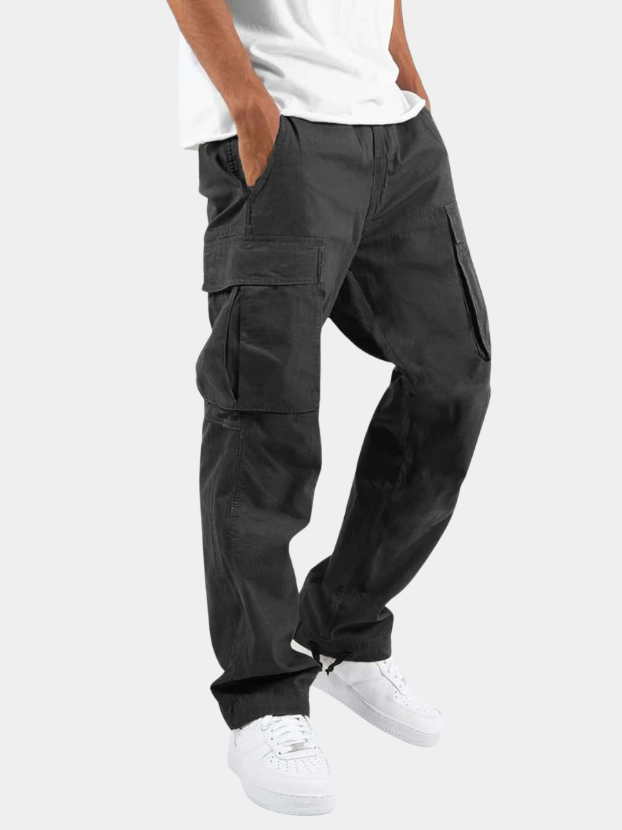RELAXED CARGO TROUSERS FOR MEN