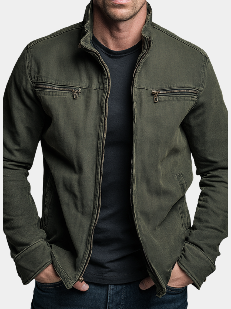 CLASSIC COTTON JACKET FOR MEN